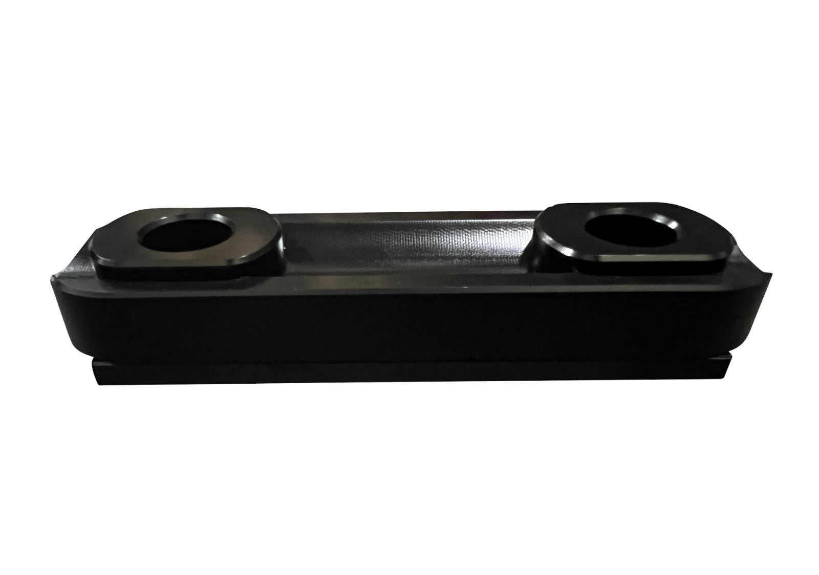 Aluminum Delrin steering rack slider for DC5 EP3 RSX Type S Civic 01-06, engine part by Jack Spania Racing, shown installed.