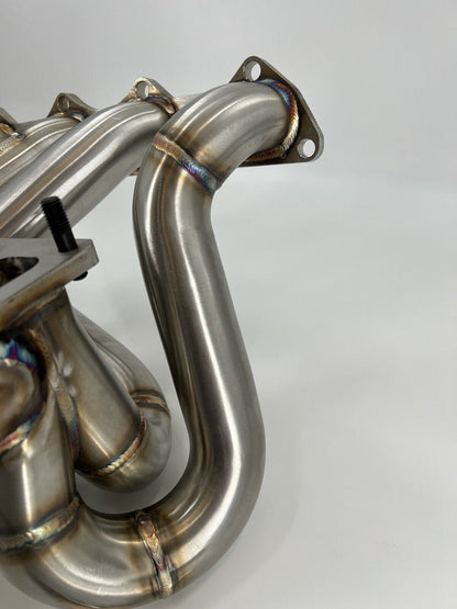 T4 Top Mount Turbo Manifold Dual Twin Wastegates B-Series B16 B18 B20 EG EK DC2
