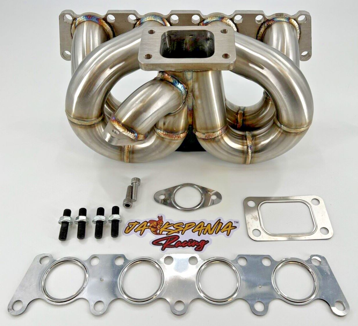 Jack Spania Racing T3 Turbo Manifold for VW A4 1.8T Jetta Golf GTI GLI 337 2-bolt exhaust part