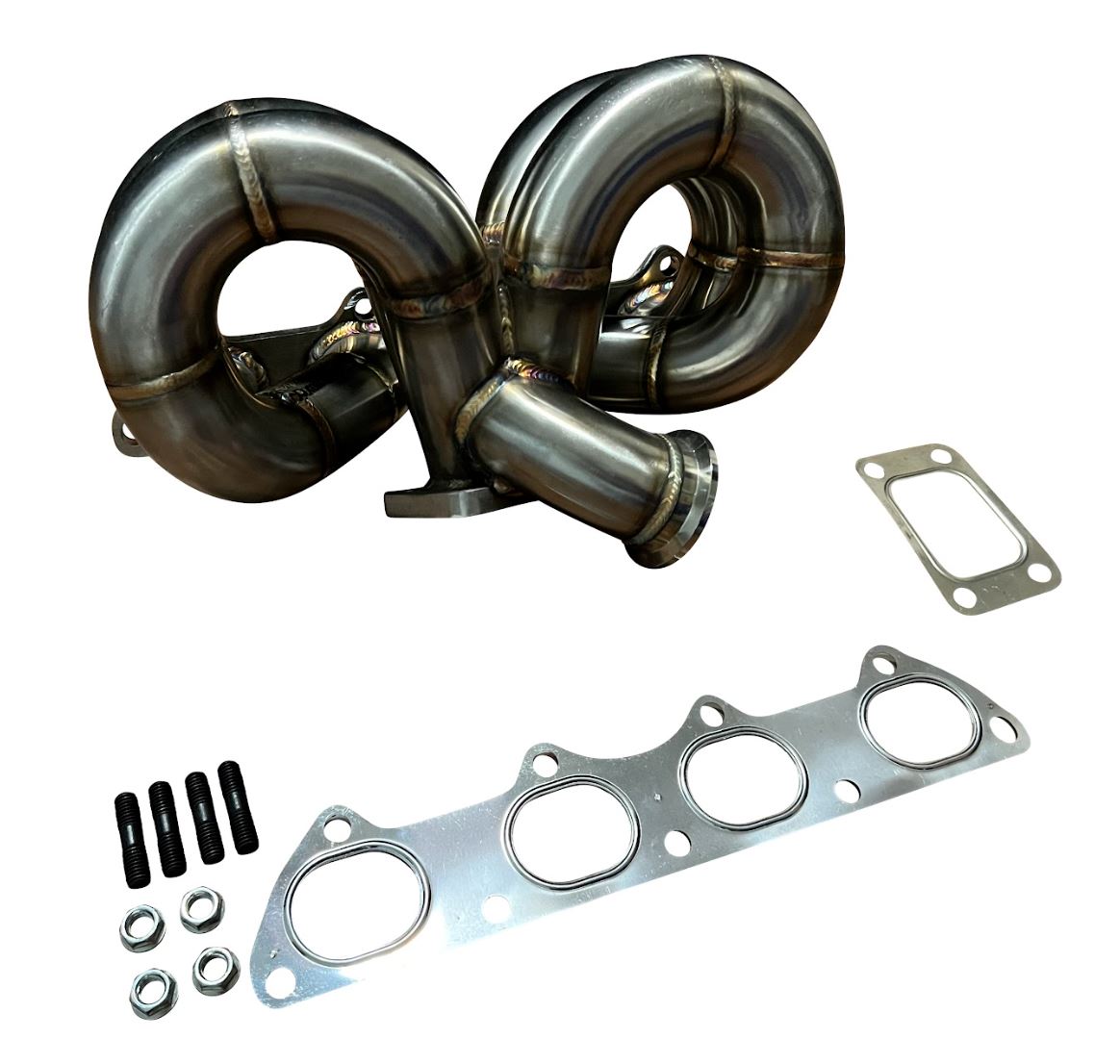 Jack Spania Racing D Series AC PS Turbo Manifold for GSR D15 D16 and Civic EG EK DC2, 44mm exhaust part.