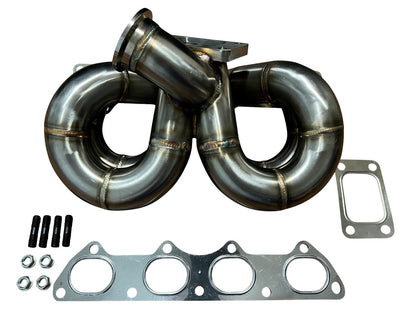Jack Spania Racing D Series AC PS T3 Turbo Manifold for GSR D15 D16 Civic EG EK DC2, 44mm exhaust part