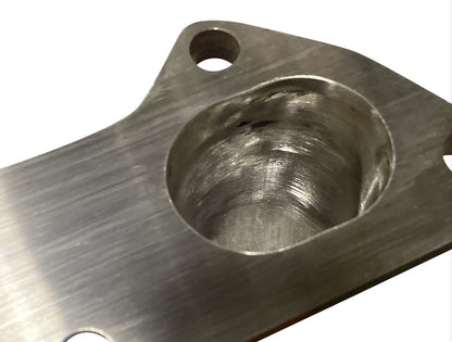 Jack Spania Racing H Series T3 top mount turbo manifold for GSR, Si, H22A, F20B engines on a Civic DC2 exhaust part