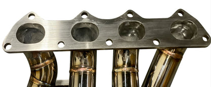 Jack Spania Racing D Series T3 T4 Top Mount Turbo Manifold for Honda Civic GSR Si D15 D16 engine, with 44mm exhaust ports