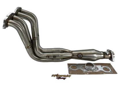 Jack Spania Racing K Swap K20/K24 Megaphone Exhaust Header with 2-bolt 4-1 Tri-Y design for EK, EG, DC2 Civic engines