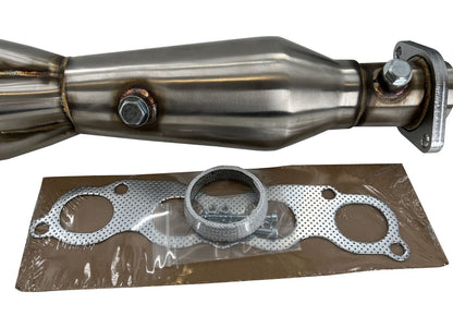 Jack Spania Racing K Swap K20 K24 Megaphone Exhaust Header for Honda Civic EK EG DC2 with 2-bolt 4-1 Tri-Y pipe
