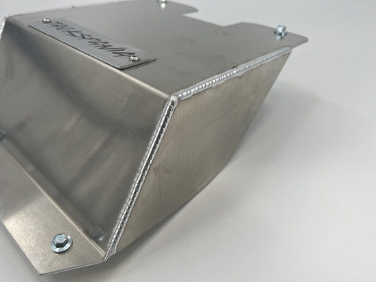 Exterior view of Jack Spania Racing AWD rear differential cover for Honda Acura Civic EG EK all-wheel drive vehicles.