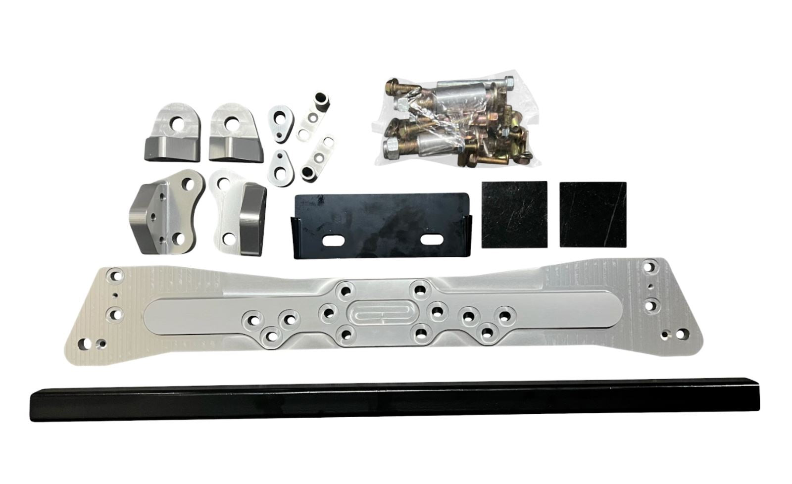 Jack Spania Racing AWD rear differential brace kit installed on a Honda Civic EG/DC2 92-95, 94-01 transmission part for stability.