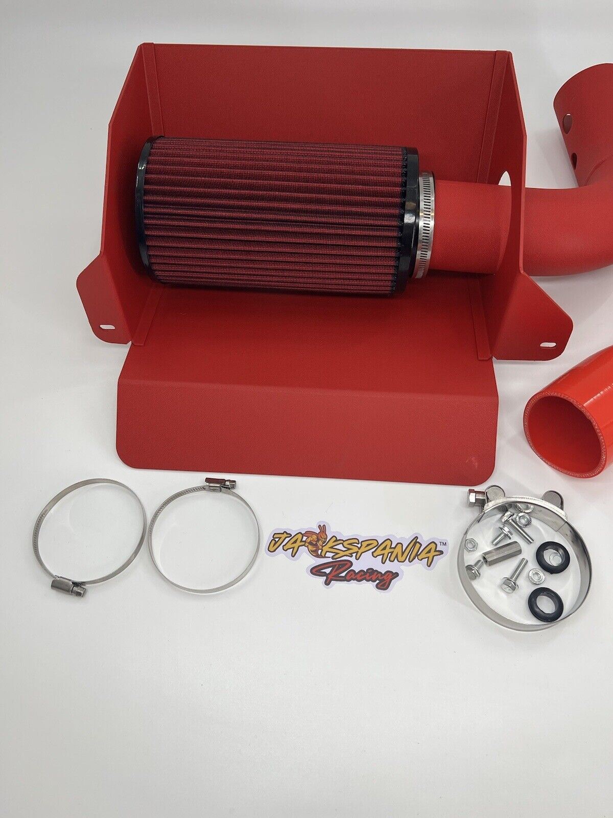 Polaris Slingshot 2015-2019 aluminum high flow cold air intake by Jack Spania Racing installed in engine bay