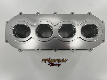 Jack Spania Racing billet B Series intake manifold adapter kit for Skunk2 Ultra Plenum engine upgrade.