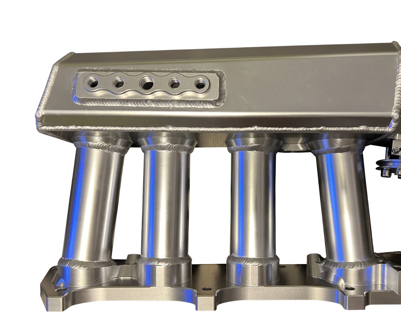Jack Spania Racing K Series sheet metal intake manifold for K20Z3, K24, and K swap engines on EG and EK chassis.