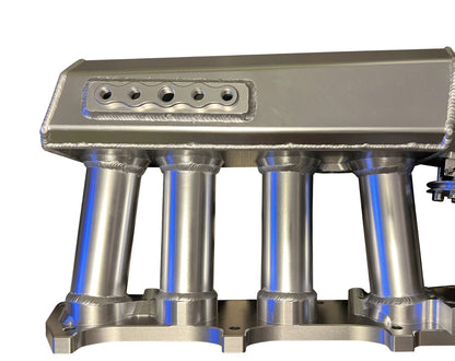 Jack Spania Racing K Series sheet metal intake manifold for K20Z3, K24, and K swap engines on EG and EK chassis.