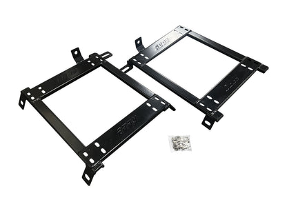 Jack Spania Racing seat base mount bracket for Honda Acura Civic EG EK DC2 engine parts, showing the sturdy metal bracket and mounting points.