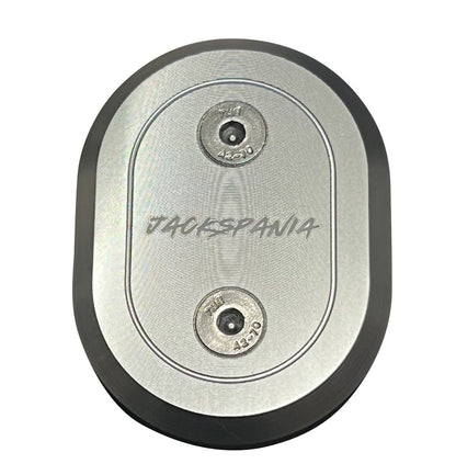 Jack Spania Racing billet firewall harness block plug for Honda Acura Civic hatch Si engine firewall component.