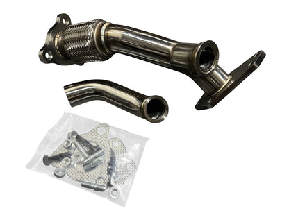 Jack Spania Racing EWG external wastegate up pipe dump tube for Subaru Legacy and Outback 2-bolt engine parts