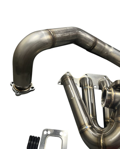 Jack Spania Racing B Series T3 T4 top mount turbo manifold pipe for GSR B16 B18 B20 Civic Si DC2 exhaust part
