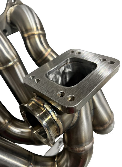 Jack Spania Racing B Series T3 T4 top mount turbo manifold pipe for Honda GSR B16 B18 B20 Civic Si DC2, 44mm exhaust part