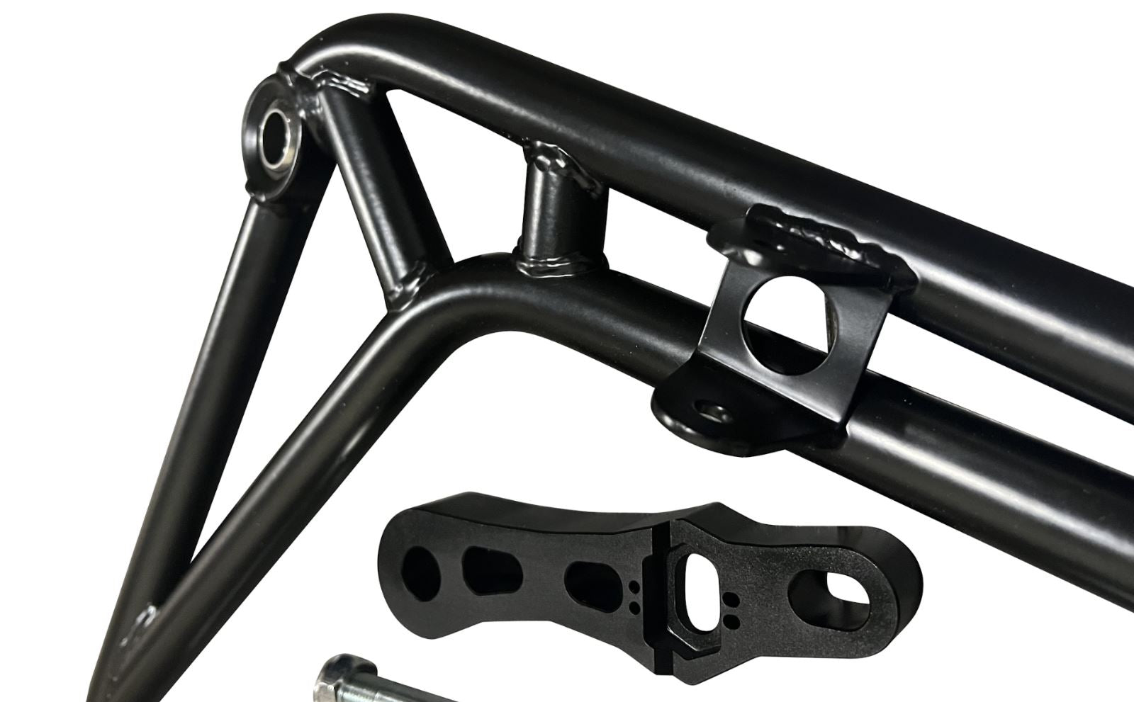 Jack Spania Racing BMW E36 front steering adjustable drift lower control arm with wide angle kit, transmission part for enhanced handling.