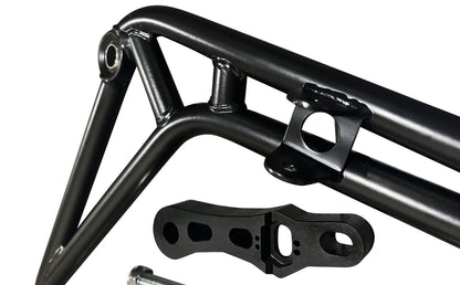 Jack Spania Racing BMW E36 front steering adjustable drift lower control arm with wide angle kit, transmission part for enhanced handling.
