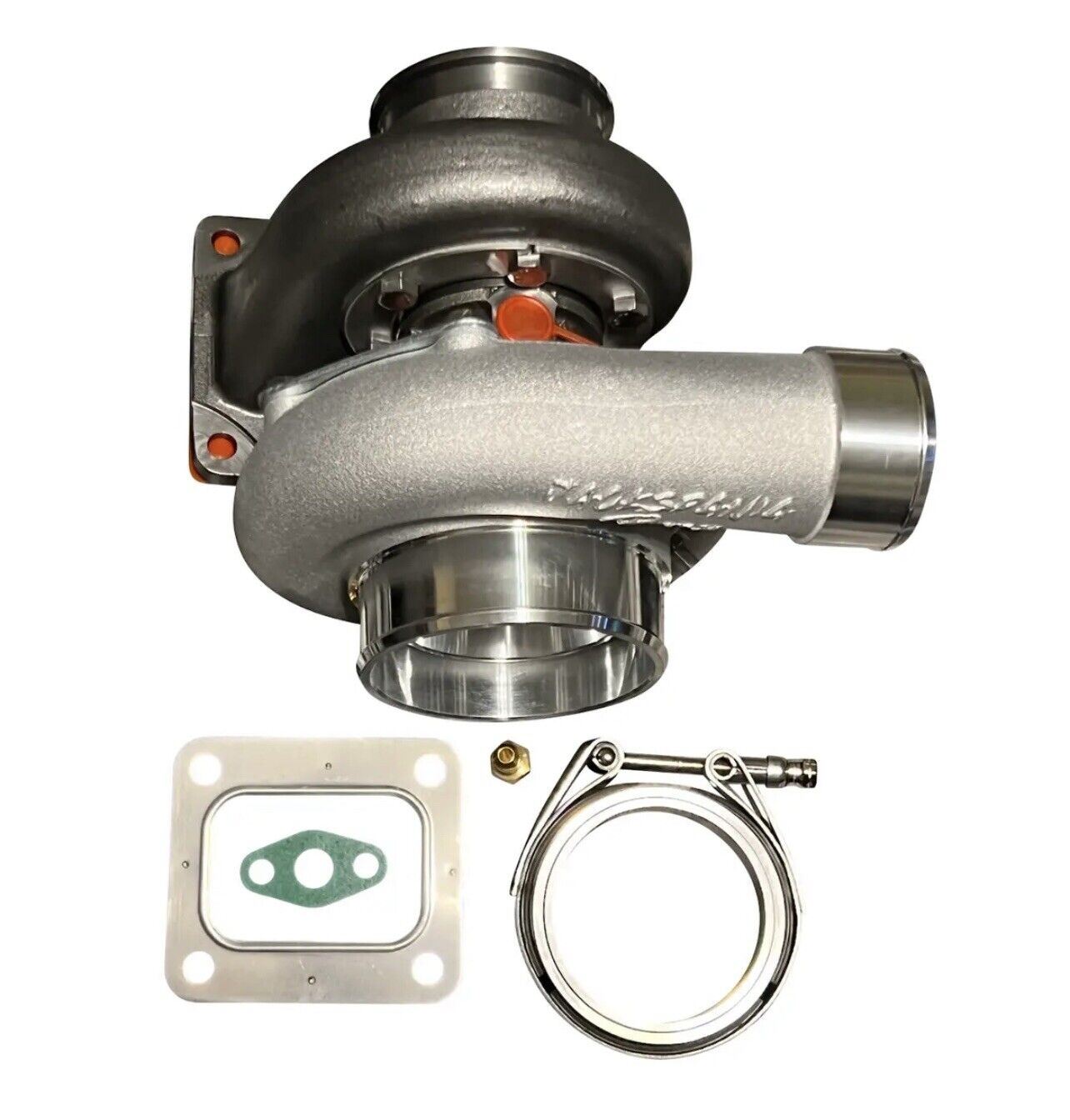 Jack Spania Racing K Series turbo manifold with intercooler, T3/T4 flange, 60mm piping, compatible with K20 and K24 engines.