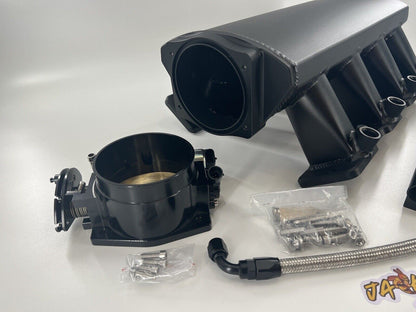GM LS7 Intake Manifold Fabricated Aluminum 102mm EFI Fuel Injection Sheet LS USA - Jack Spania Racing