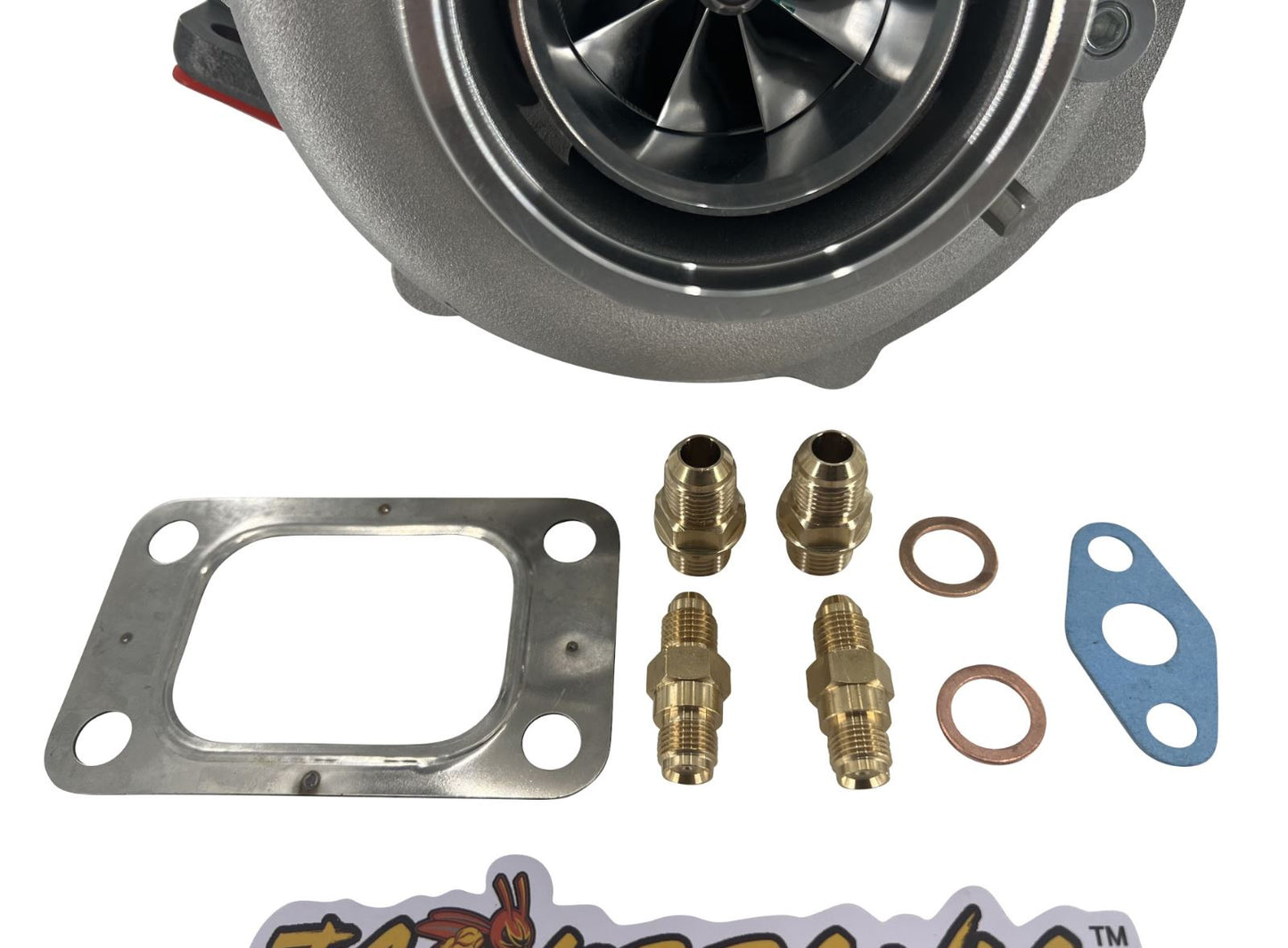 Billet Wheel 6255G Dual Ball Bearing Turbocharger Turbo HP Rating 900 T4 .82 A/R - JackSpania Racing