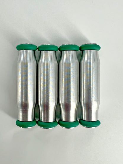 Set of four Bosch Style blank dummy injectors for Gato Skunk2 8 injector manifolds by JackSpania Racing, engine parts.