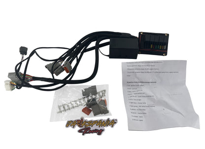 JackSpania Racing K Series Chassis Adapter Race Relay Fuse Box Lead Harness for K20 and K24 engine swaps.