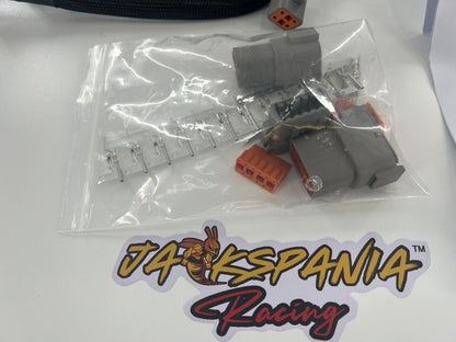 JackSpania Racing K Series Chassis Adapter Race Relay Fuse Box Lead Harness for K20 and K24 engines.