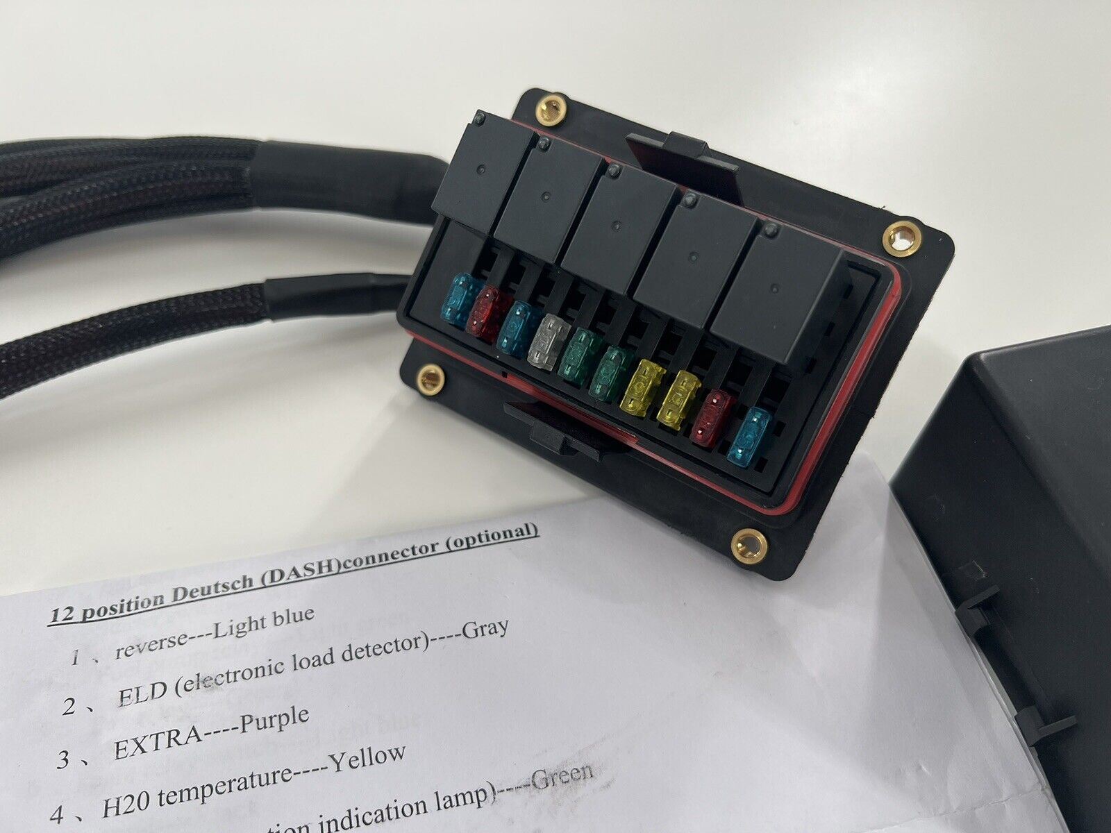 JackSpania Racing B D H Series Chassis Adapter Race Relay Fuse Box Lead Harness for engine wiring and electrical connections