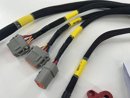 JackSpania Racing B D H Series chassis adapter race relay fuse box lead harness for engine parts.