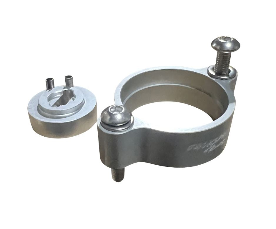 JackSpania Racing billet B series throttle position sensor (TPS) adapter kit for K20 and K24 K series engines.