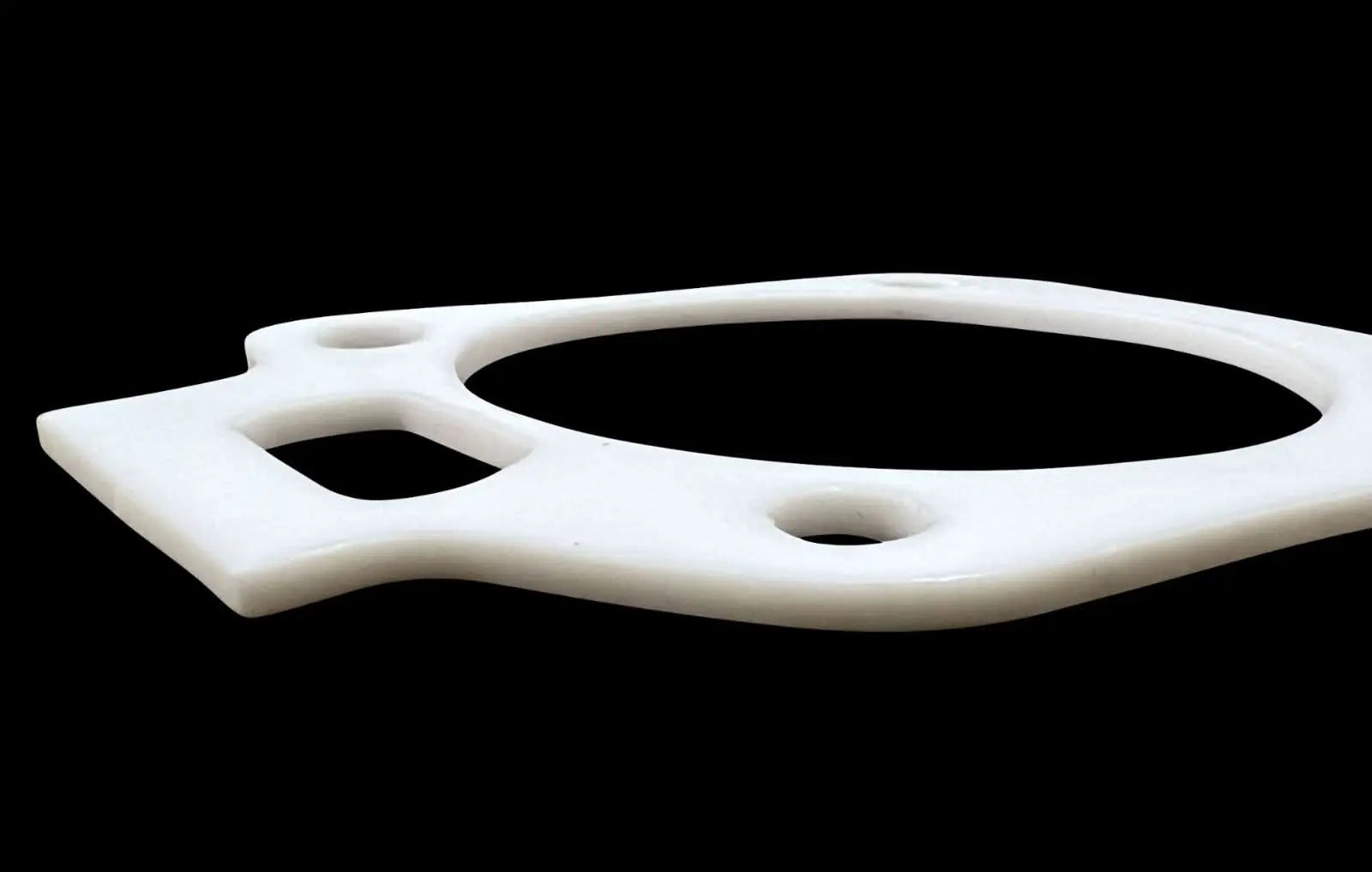 Jack Spania Racing K Series K20 K24 throttle body thermal gasket for Acura Honda Civic engine parts, showing the gasket and throttle body.