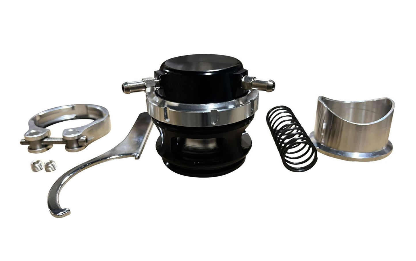 JackSpania Racing 50mm Race Port Blow Off Valve, high-flow engine part with 330 CFM, compatible with TiAL and Turbosmart turbos