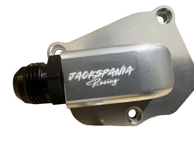 JackSpania Racing K Series K20 K24 timing chain tensioner oil return plate with 3 bolts, engine parts for K20 and K24 engines.