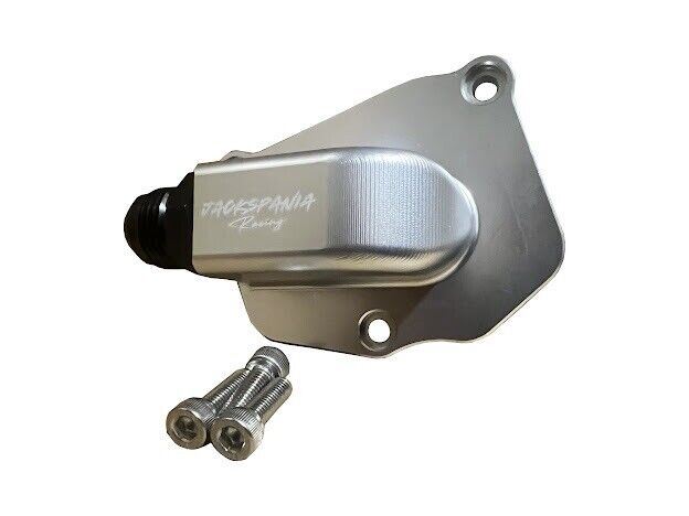 JackSpania Racing K Series K20 K24 timing chain tensioner oil return plate with 3 bolts, engine part for K20 and K24 engines.