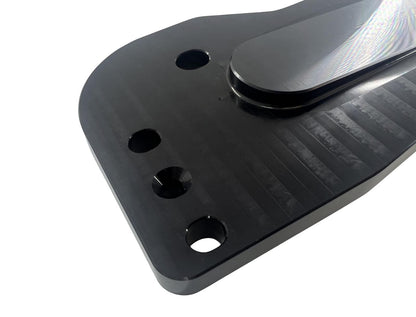 JackSpania Racing AWD rear differential brace for Honda Acura EK Civic Si Coupe Type R 96-00, under vehicle showing mounting points