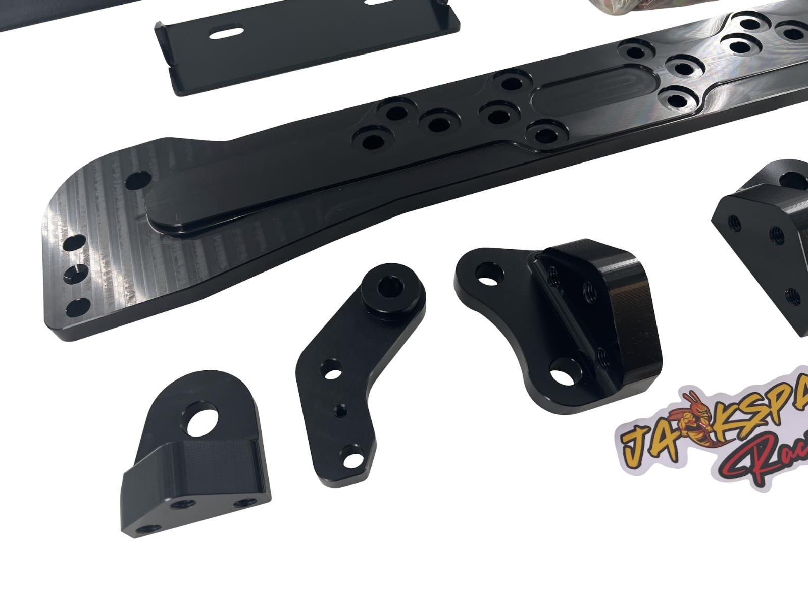 JackSpania Racing AWD rear differential brace for Honda Acura EK Civic Si Coupe Type R 96-00 transmission part, sturdy metal construction