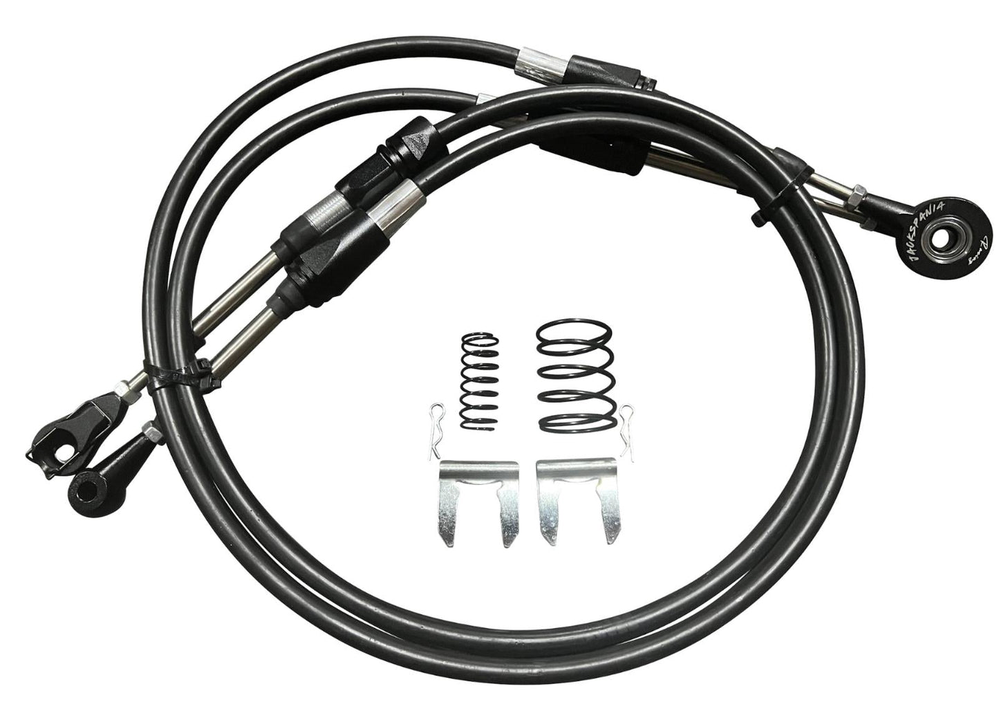Heavy duty billet cable for 9th Gen Civic Si race spec shifter, compatible with 2012-2015 K24Z7 transmission, by JackSpania Racing.