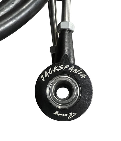 Heavy duty billet cable for 9th Gen Civic Si race spec shifter, compatible with 2012-2015 K24Z7 transmission by JackSpania Racing.