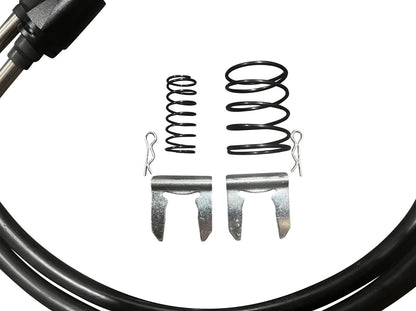 Heavy duty billet cable for 9th Gen Civic Si race spec shifter, compatible with 2012-2015 K24Z7 transmission, by JackSpania Racing.