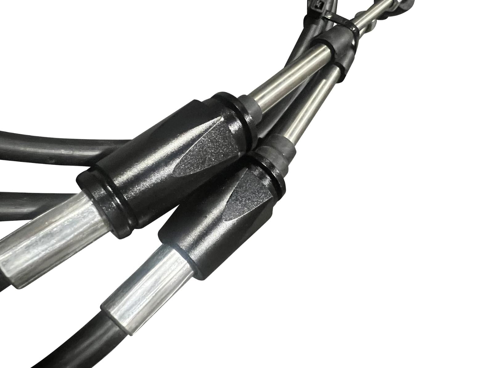 Heavy duty billet race spec shifter cables for 9th Gen Civic Si K24Z7 transmission, made by JackSpania Racing.
