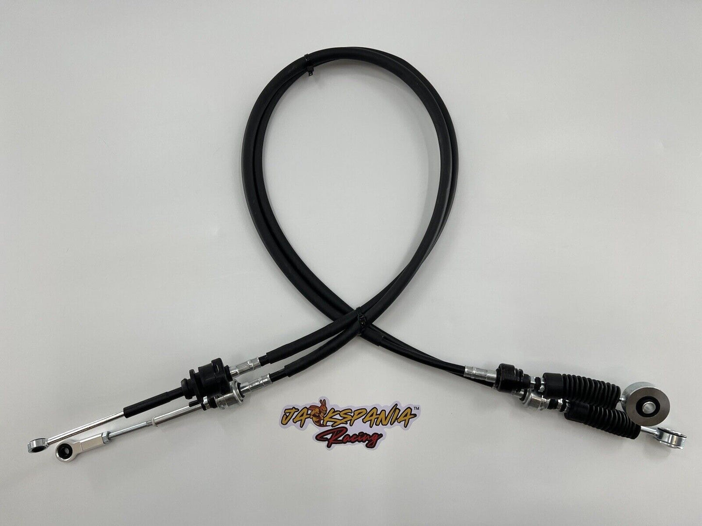 JackSpania Racing RSX shifter cables and linkage for K20 and K24 K-series engine swaps on Honda EG and EK models.