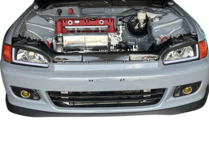 Cast aluminum K Series vented valve cover baffle for Honda Acura K20 K24 engines, with AN10 fittings, by Jack Spania Racing.