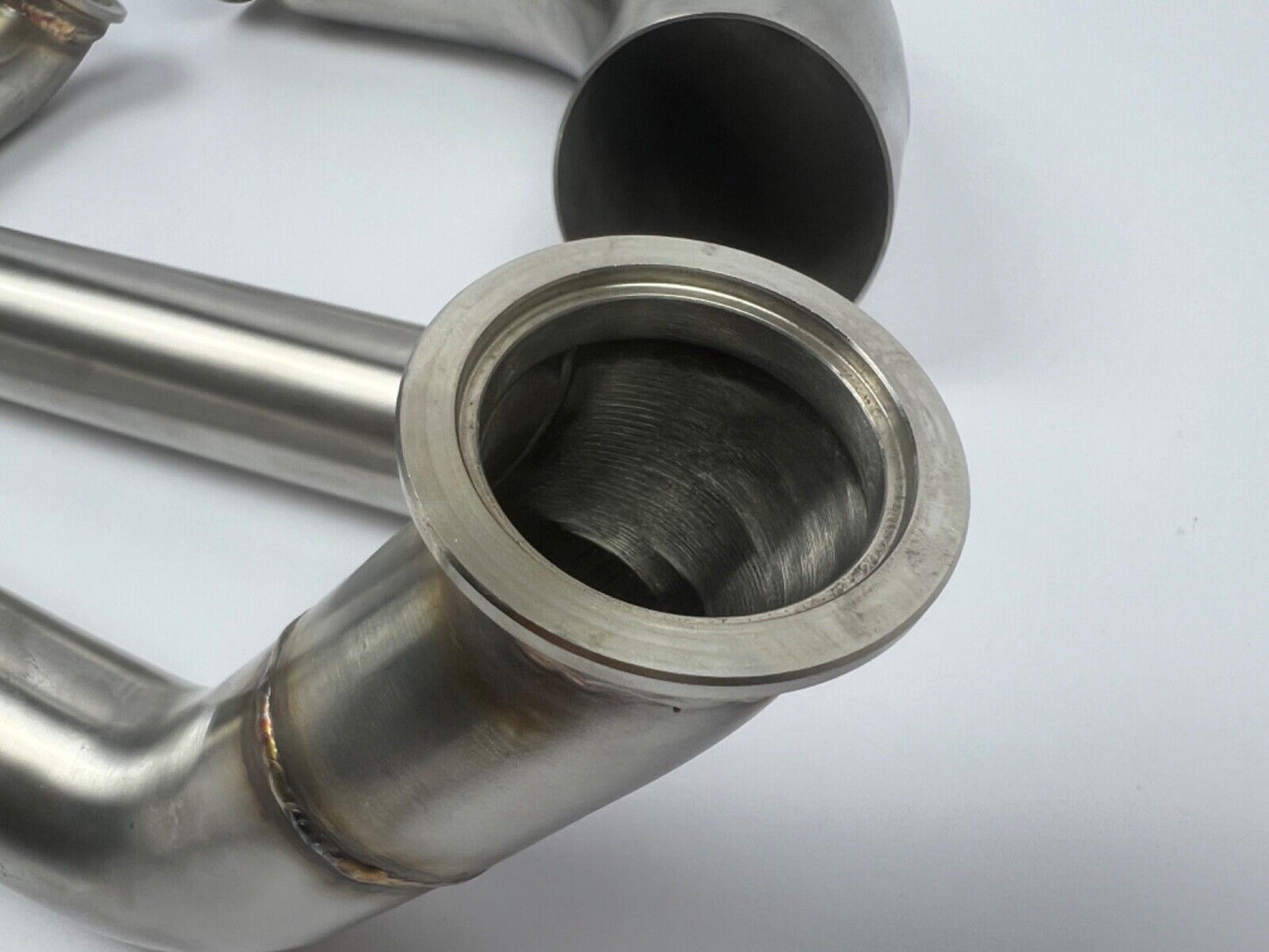JackSpania Racing K Series hood exit up pipe and dump tube for top mount turbo manifold, made of 304 stainless steel exhaust parts.