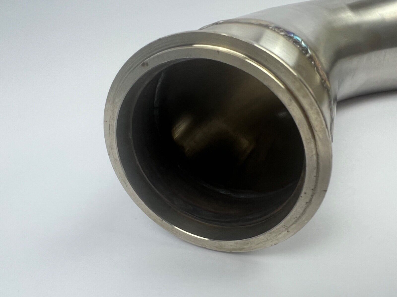 JackSpania Racing K Series Hood Exit Up Pipe and Dump Tube for top mount turbo manifold, made of durable 304 stainless steel.