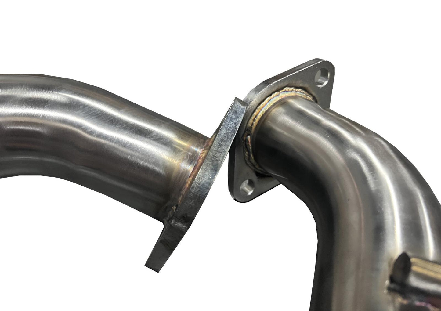 Dual axle back delete exhaust for Toyota Camry 2018-2023 by JackSpania Racing, showing the muffler removal kit and exhaust pipes.