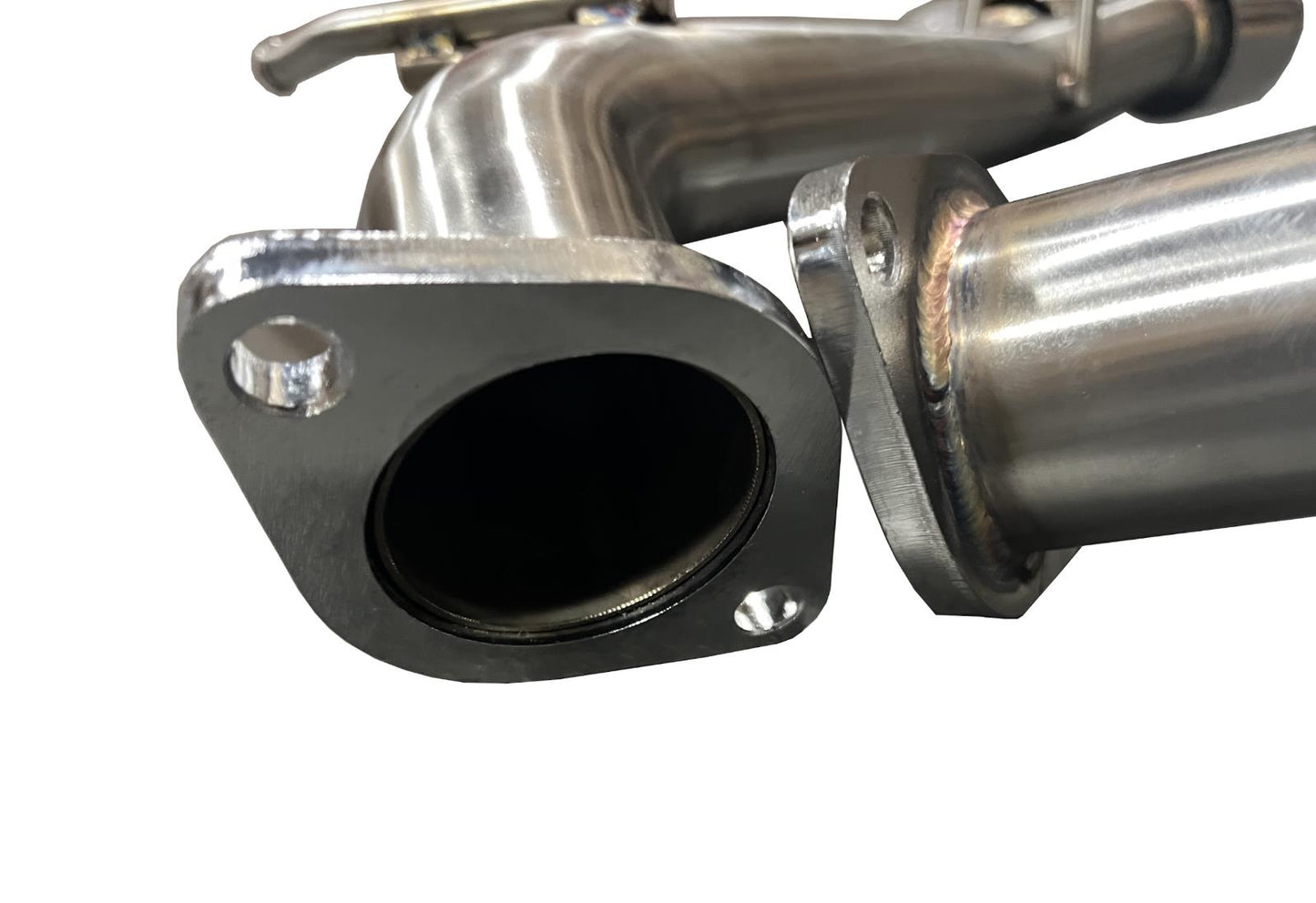 Dual axle back delete exhaust kit from JackSpania Racing for Toyota Camry 2018-2023, showing the muffler removal components.