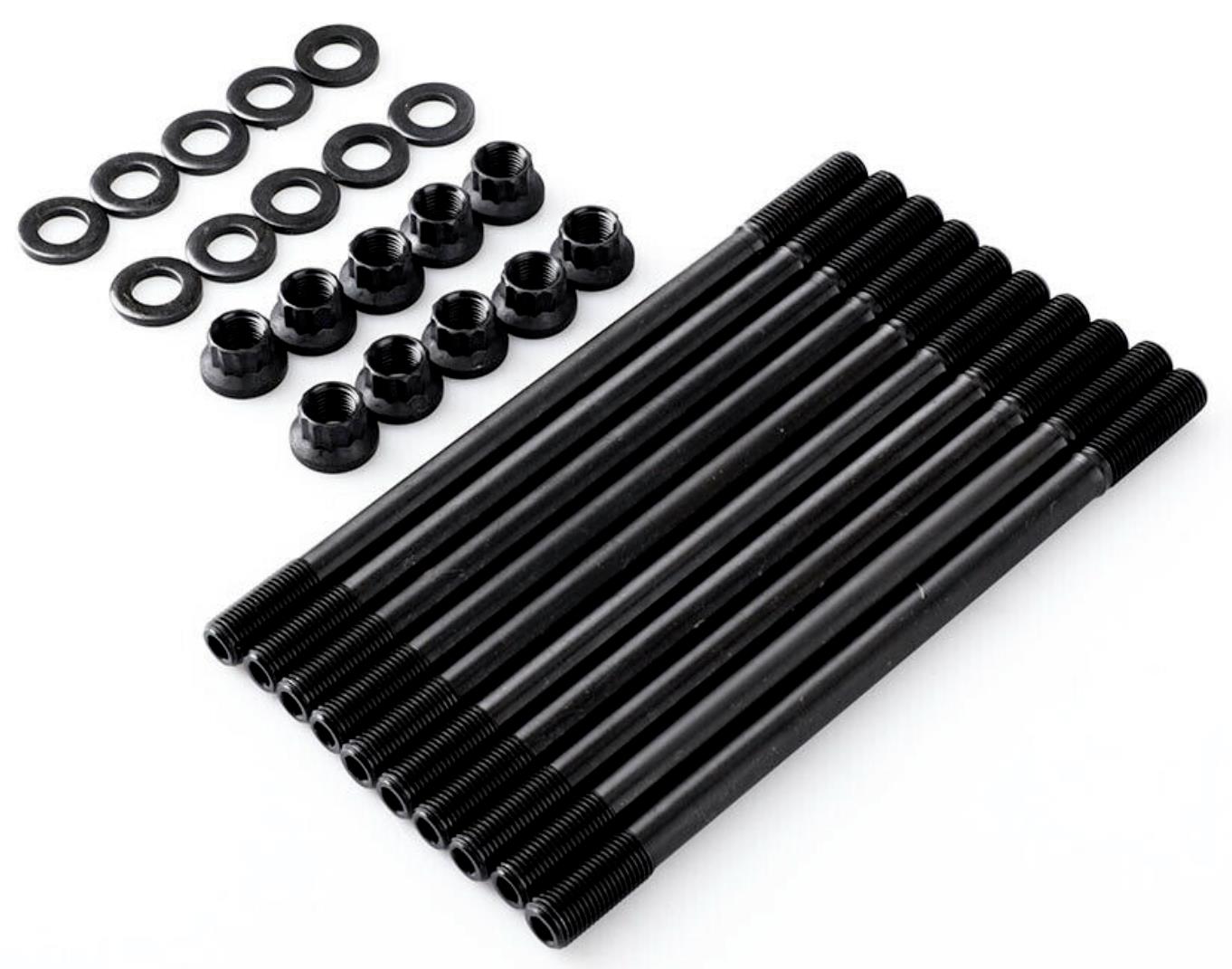JackSpania Racing Honda Prelude H22A engine cylinder head stud kit with metal studs and packaging.