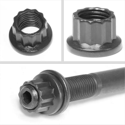 JackSpania Racing Honda Prelude H22A cylinder head stud kit with engine parts, including bolts and hardware for H Series engines.