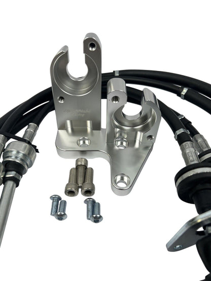 Billet K Swap Trans Bracket Shifter Cables Accord 06-11 Civic Si EG EK DC2 K20Z3 - JackSpania Racing